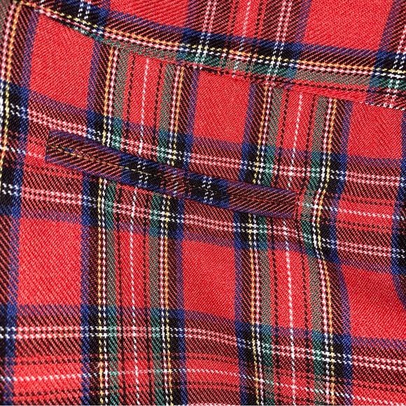 Boston Proper plaid mini skort. - Picture 4 of 13